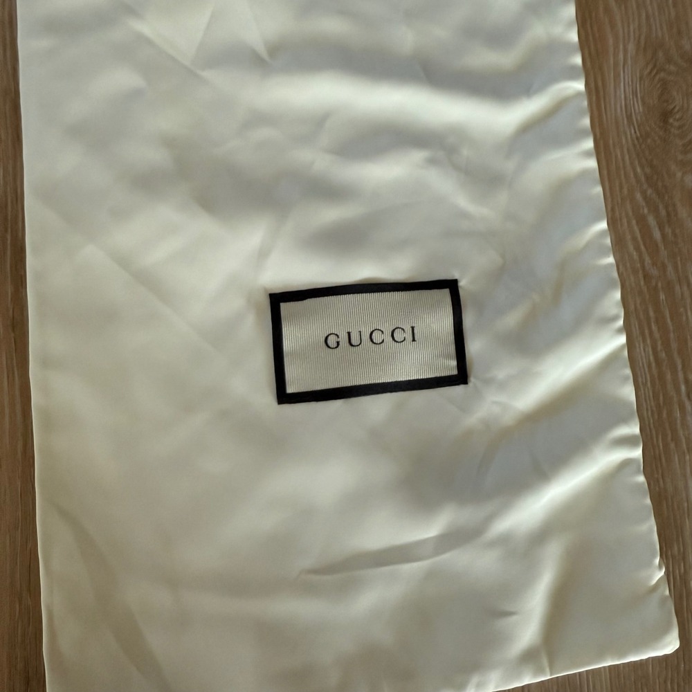 Gucci Dust Bag for Purse Bag Shoes Accessories Tote Reusable Authentic White O/S